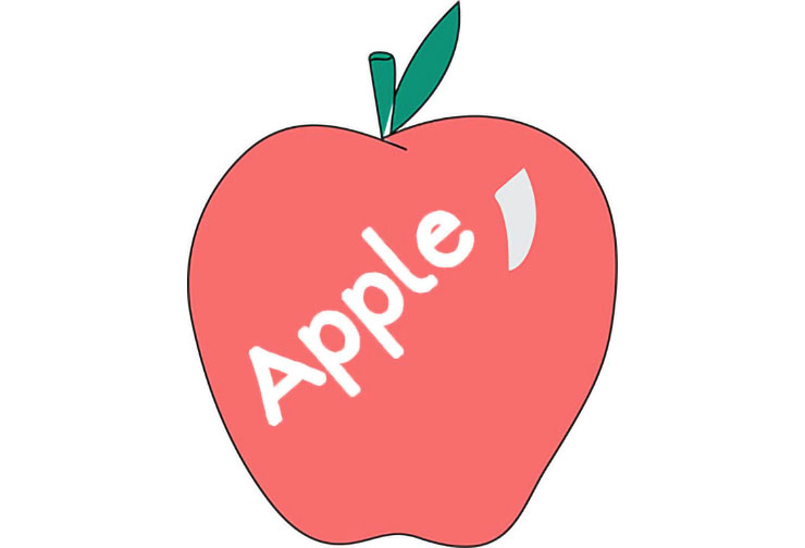 Apple Illustration (subdued)